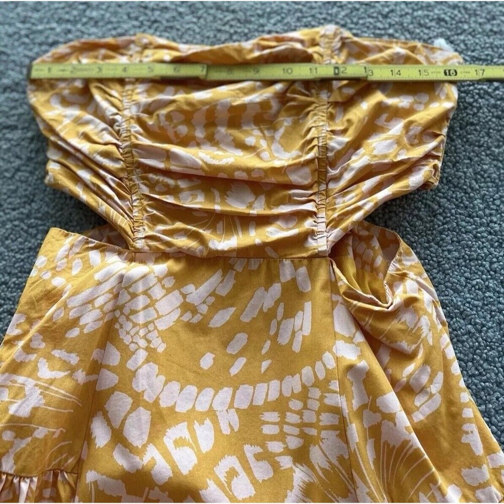 Anthropologie Mon Renn Maxi Dress Monarch Preppy Boho Summer Vacay Cotton Sz L - Picture 9 of 12